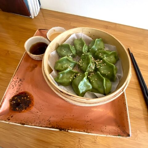 Vegan Asian Dumplings in Munich Germany