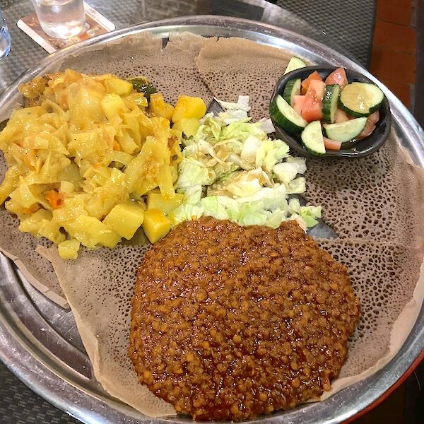 Vegan friendly Ethiopian food in Munich